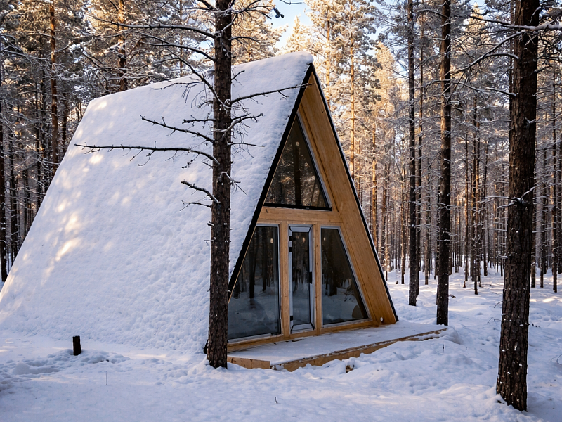 A-Frame дом по системе каркасного строительства «Платформа»